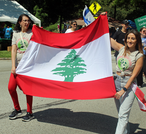Lebanese Cultural Garden in the Parade of Flags at One World Day